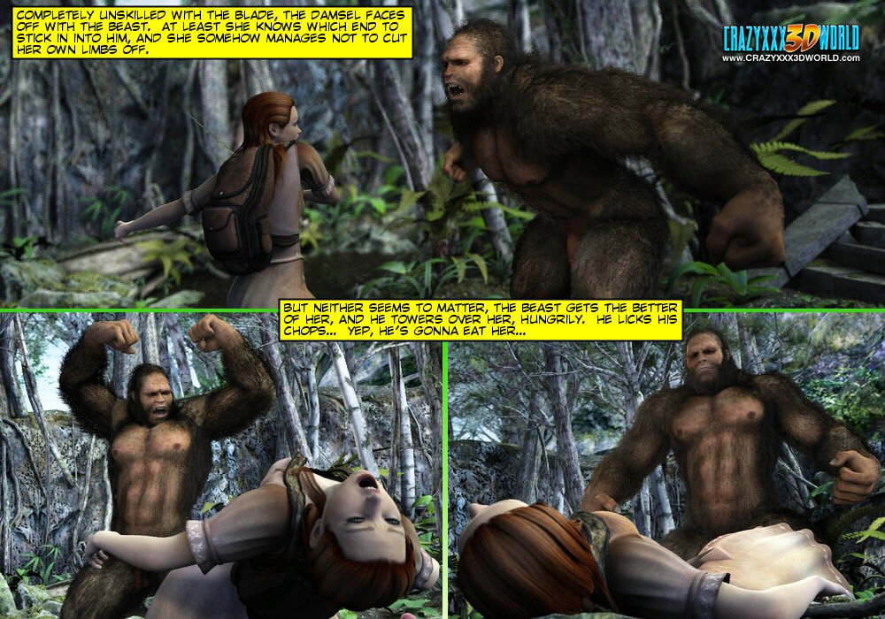 Hentai 3D King Kong Monster - Crazy XXX 3D World